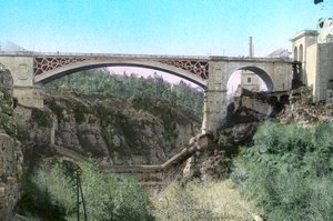 El-Kantara Bridge, Constantine, northeast Algeria