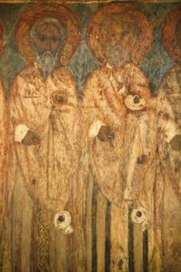 El-Moallaqah Church fresco, Cairo, Egypt by Unbekannt