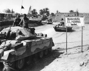 El Hamma, North Africa, World War Two, April 1943