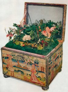 Embroidered Casket by Unbekannt