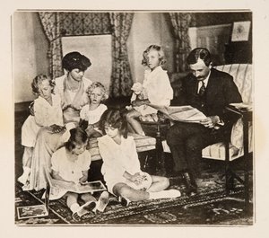 Emperor Charles I and His Family in Exile, 1920s by Unbekannt