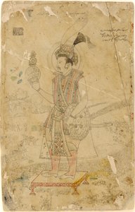 Emperor Jahangir holding an orb, early 18th century by Unbekannt