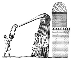 Engine for Throwing Stones, 1870