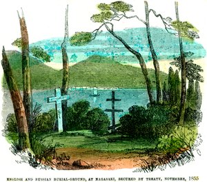English and Russian burial-ground, at Nagasaki, secured by treaty