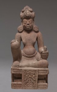 Enthroned Planetary Deity by Unbekannt