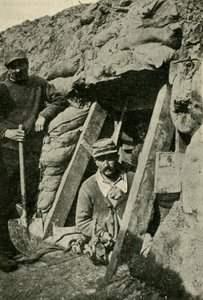 Entrance to a Sap along the French Front, First World War