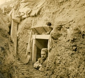 Entrance to a Dug-Out Shelter