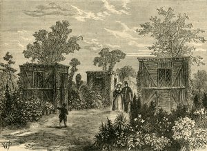 Entrance to the Zoological Gardens in 1840, c. 1876