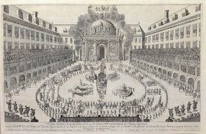 Equestrian Ballet in the Courtyard of the Vienna Hofburg