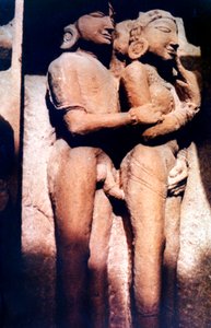 Erotic Sculpture, Hindu Temple, Khajuraho, India