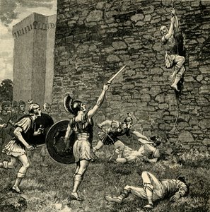 Escape of Marius the Younger at Praeneste, 1890 by Unbekannt