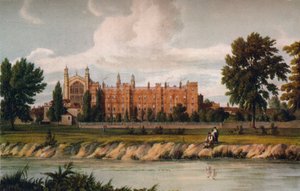 Eton College from the River by Unbekannt