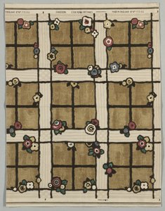 Eton Rural Cretonne No. 172135, late 19th century by Unbekannt