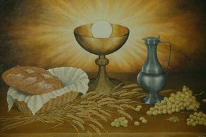 Eucharist, Notre Dame de la Gorge, France by Unbekannt