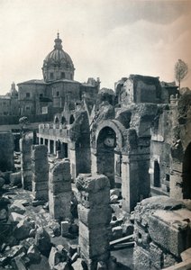 Excavations of the Forum of Julius Caesar at Rome, c. 1932 by Unbekannt