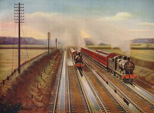 Excursion Trains to Blackpool Taking Water from Kirkham Track-Troughs