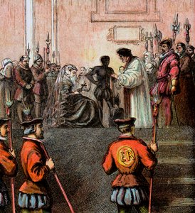Execution of Mary, Queen of Scots, 1587, c. 1850 by Unbekannt
