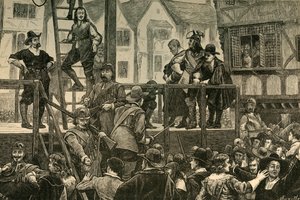 Execution of Tomkins and Challoner by Unbekannt