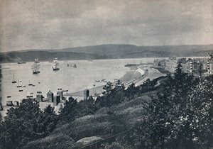 Exmouth - View Showing the Beach and the Opposite Shore, 1895 by Unbekannt
