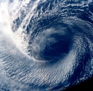 Eye of Tropical Storm Blanca Photographed Between 17 and 24 June 1985 by Unbekannt
