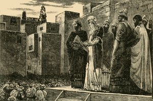 Ezra Reading the Law to the Jews