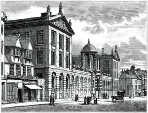 Façade of Queens College, Oxford University
