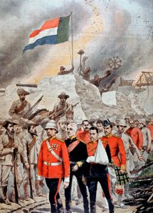 Fall of the British garrison at Jamestown, South Africa, Boer War by Unbekannt