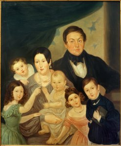 Family Portrait of Johann von Liebieg