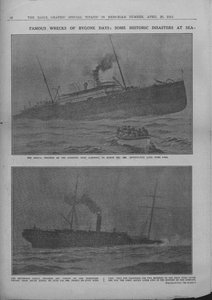 Famous Wrecks of Bygone Days: Some Historic Disasters at Sea by Unbekannt