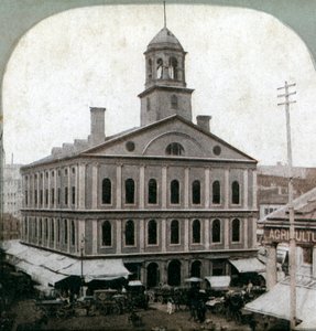 Faneuil Hall, Boston, Massachusetts, USA, late 19th century by Unbekannt