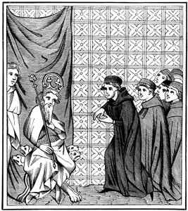 Fellows of the University of Paris Haranguing the Emperor Charles IV