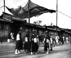 Festival in honour of the Emperor of Japan, Korea, 1900