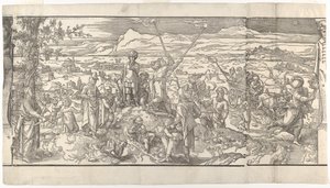 Festival of the New Moon from the Frieze Ces Moeurs et Fachons de Faire de Turcz Customs, 1553 by Unbekannt