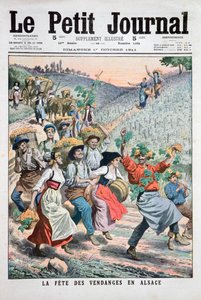 Festival of the Grape Harvest in Alsace, 1911 by Unbekannt