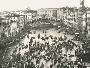 Fete Day on the Grand Canal, Venice, Italy by Unbekannt