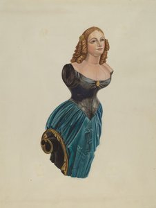 Figurehead: Jenny Lind by Unbekannt
