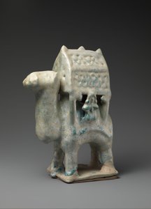 Figurine in the Form of a Camel Carrying a Palanquin and Two Riders, 12th-early 13th century by Unbekannt
