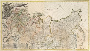 First General Map of the Russian Empire by Unbekannt