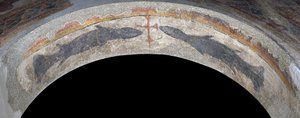 Fish Flanking a Cross