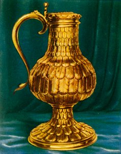 Flagon with Feather-Work