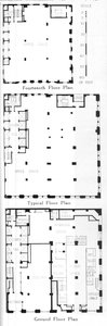 Floor plans, Johns-Manville Building, New York City by Unbekannt