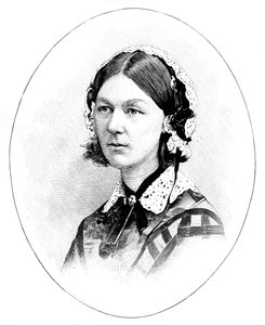 Florence Nightingale, British nurse by Unbekannt