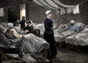 Florence Nightingale in the Barrack Hospital at Scutari