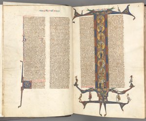 Fol. iii v, Foliated Initial by Unbekannt