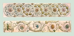 Foliage border designs, France, 1928 by Unbekannt