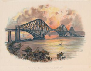 Forth Railway Bridge from the south-east, Scotland by Unbekannt