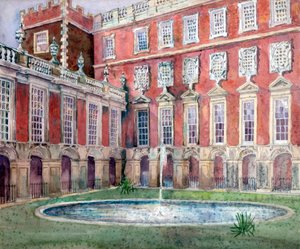 Fountain at Hampton Court Palace by Unbekannt