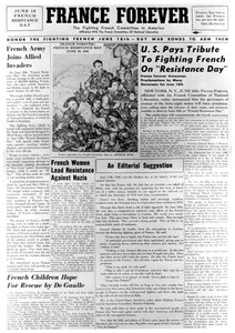 France Forever, newspaper by Unbekannt
