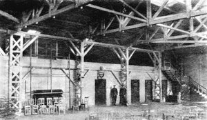 France: The Interior of the Church Army Club, Germany, Bickendorf - 1919