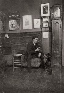 Francisque Poulbot, French cartoonist and illustrator, 1909 by Unbekannt